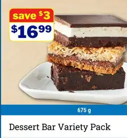 M & M Food Market Dessert Bar Variety Pack offer