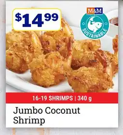 M & M Food Market Jumbo Coconut Shrimp offer
