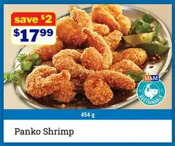 M & M Food Market Panko Shrimp offer