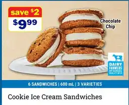 M & M Food Market Cookie Ice Cream Sandwiches offer