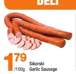 Highland Farms Sikorski Garlic Sausage offer