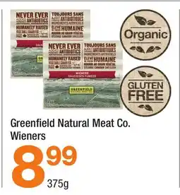 Highland Farms Greenfield Natural Meat Co. Wieners offer