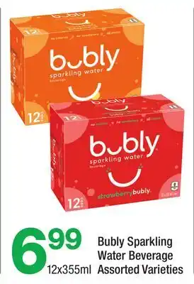 Highland Farms Bubly Sparkling Water Beverage offer