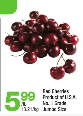 Highland Farms Red Cherries offer