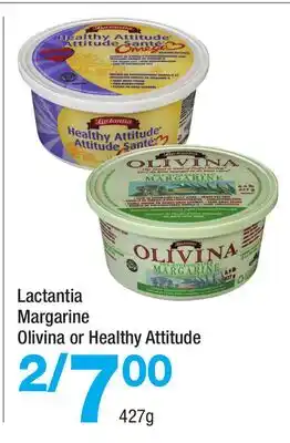 Highland Farms Lactantia Margarine Olivina or Healthy Attitude offer