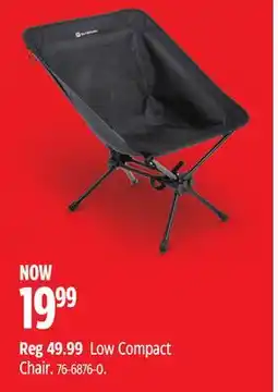 Canadian Tire Low Compact Chair offer