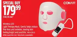 Canadian Tire Wireless LED Light Therapy Mask offer