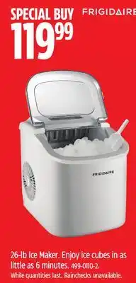 Canadian Tire Frigidaire 26-lb Ice Maker offer