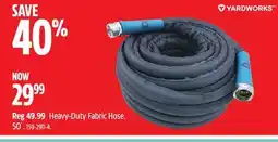 Canadian Tire YARDWORKS Heavy-Duty Fabric Hose, 50´ offer