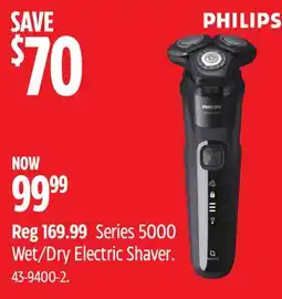 Canadian Tire Series 5000 Wet/Dry Electric Shaver offer