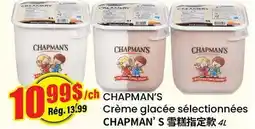 Btrust Supermarket CHAPMAN'S Crème glacée sélectionnées offer