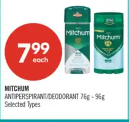 Shoppers Drug Mart MITCHUM ANTIPERSPIRANT/DEODORANT offer