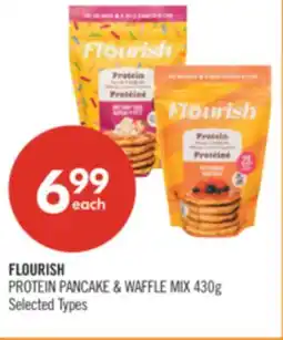 Shoppers Drug Mart FLOURISH PROTEIN PANCAKE & WAFFLE MIX offer