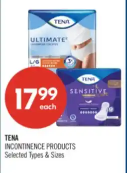 Shoppers Drug Mart TENA INCONTINENCE PRODUCTS offer