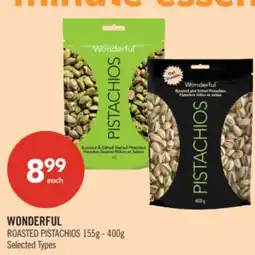Shoppers Drug Mart WONDERFUL ROASTED PISTACHIOS offer