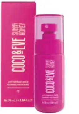Shoppers Drug Mart Coco & Eve Sunny Honey Antioxidant Face Tanning Micromist offer