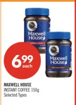 Shoppers Drug Mart MAXWELL HOUSE INSTANT COFFEE offer