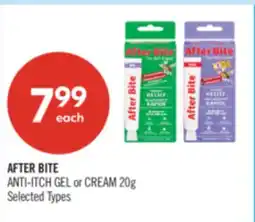 Shoppers Drug Mart AFTER BITE ANTI-ITCH GEL or CREAM offer