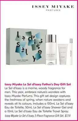 Shoppers Drug Mart Issey Miyake Le Sel d'Issey 3-Piece Fragrance Gift Set offer