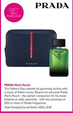 Shoppers Drug Mart Prada Paradigme Eau de Parfum offer