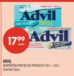 Shoppers Drug Mart ADVIL IBUPROFEN PAIN RELIEF PRODUCTS offer