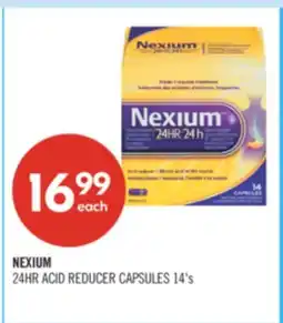 Shoppers Drug Mart NEXIUM 24HR ACID REDUCER CAPSULES 14's offer