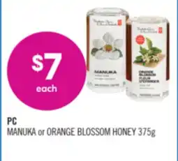 Shoppers Drug Mart PC MANUKA or ORANGE BLOSSOM HONEY offer