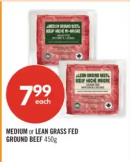 Shoppers Drug Mart MEDIUM or LEAN GRASS FED GROUND BEEF offer