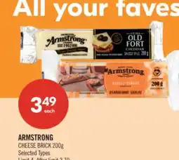 Shoppers Drug Mart ARMSTRONG CHEESE BRICK offer