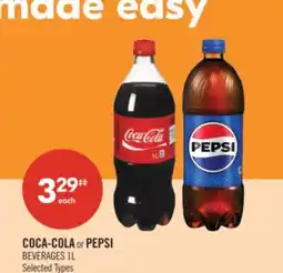 Shoppers Drug Mart COCA-COLA or PEPSI BEVERAGES offer