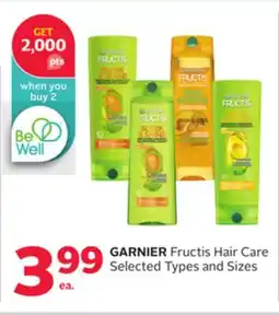 Rexall GARNIER Fructis Hair Care offer