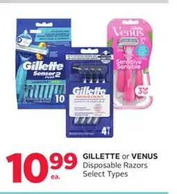 Rexall GILLETTE or VENUS Disposable Razors offer