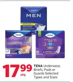 Rexall TENA Underwear, Briefs, Pads or Guards offer