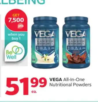 Rexall VEGA All-In-One Nutritional Powders offer