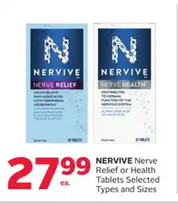 Rexall NERVIVE Nerve Relief or Health Tablets offer