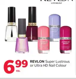 Rexall REVLON Super Lustrous or Ultra HD Nail Colour offer