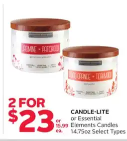 Rexall CANDLE-LITE or Essential Elements Candles offer