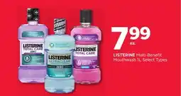 Rexall LISTERINE Multi-Benefit Mouthwash offer