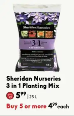Sheridan Nurseries Sheridan Nurseries 3 in 1 Planting Mix offer