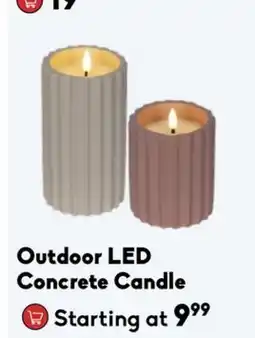 Sheridan Nurseries Outdoor LED Concrete Candle offer