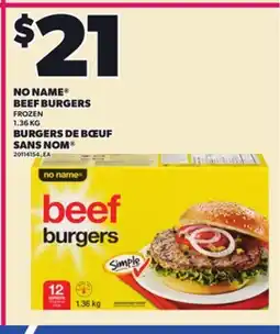 Independent City Market NO NAME BEEF BURGERS offer