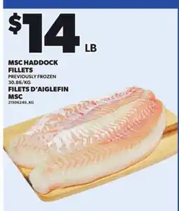 Independent City Market MSC HADDOCK FILLETS offer