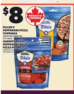 Independent City Market PILLER'S PEPPERONI PIZZA TOPPINGS offer