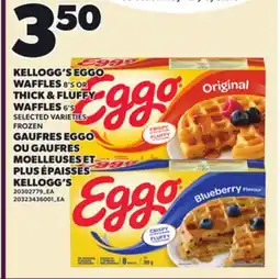 Independent City Market KELLOGG'S EGGO WAFFLES 8'S OR THICK & FLUFFY WAFFLES 6'S offer
