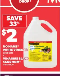 Independent City Market NO NAME WHITE VINEGAR offer