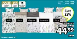 JYSK DUVET COVER SET offer