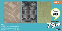 JYSK NIRA Outdoor rug, polypropylene offer