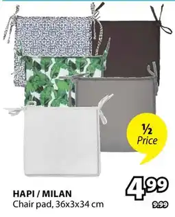JYSK HAPI / MILAN Chair pad offer