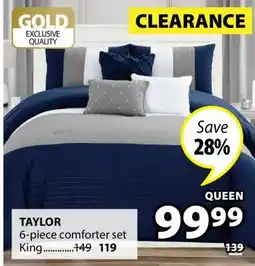 JYSK TAYLOR 6-piece comforter set offer