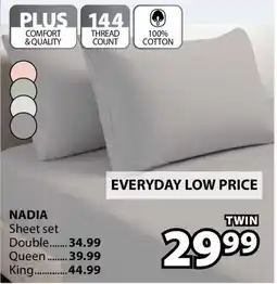 JYSK NADIA Sheet set offer